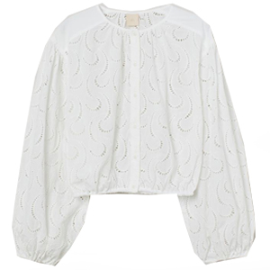 Blus med ballongärm, H&M