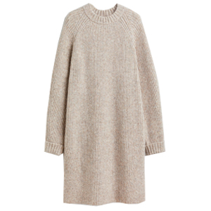 Stickad klänning, H&M