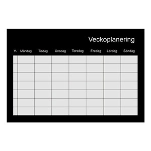 Veckoplaneringstavla