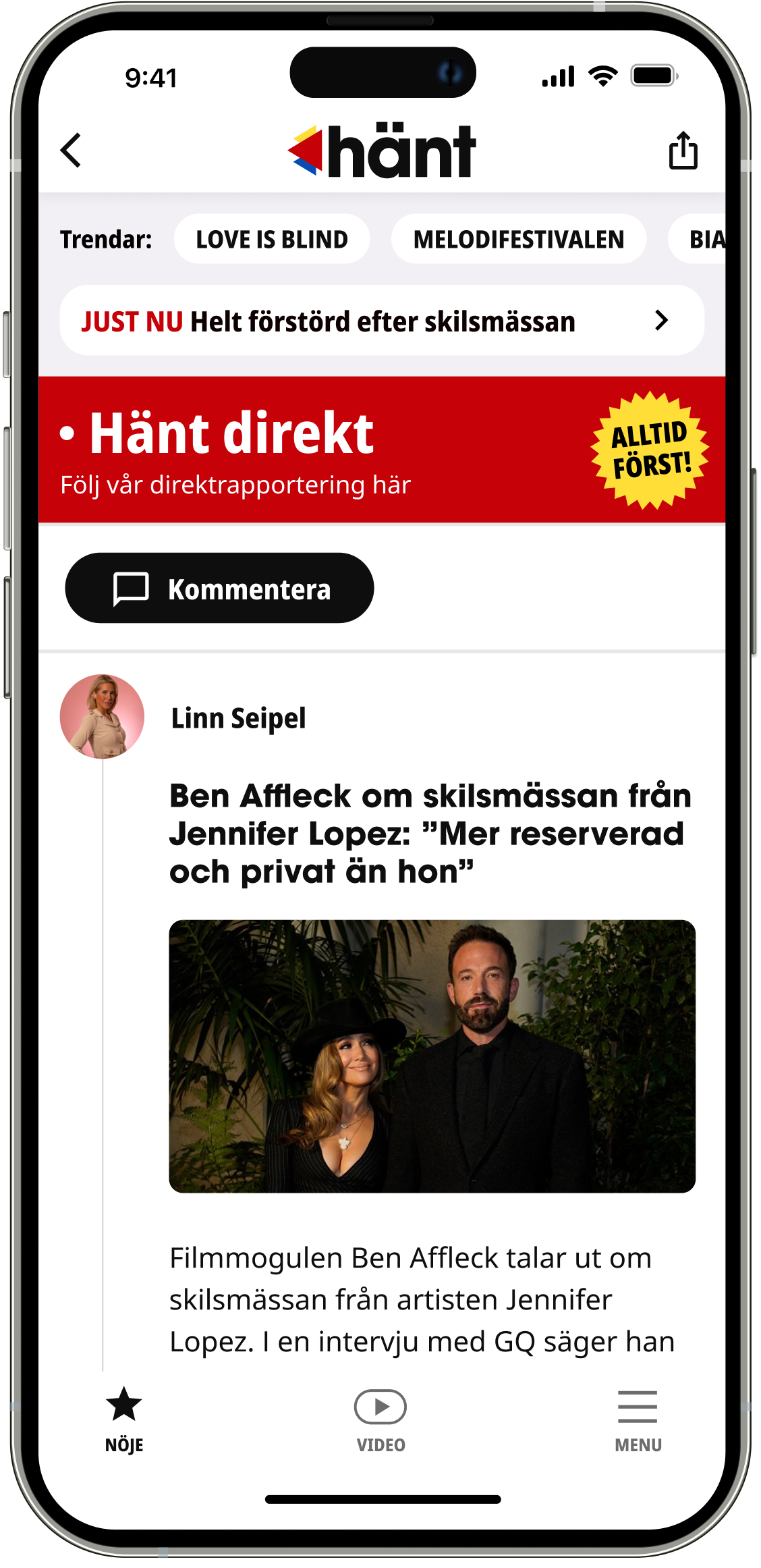 Hänt app