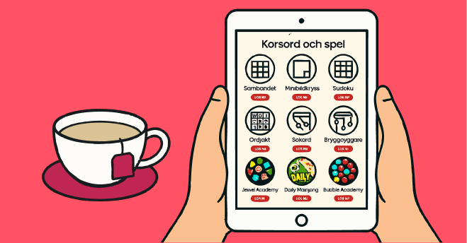 Hjärngympa i hängmattan i sommar – spela kryss och spel på allas.se